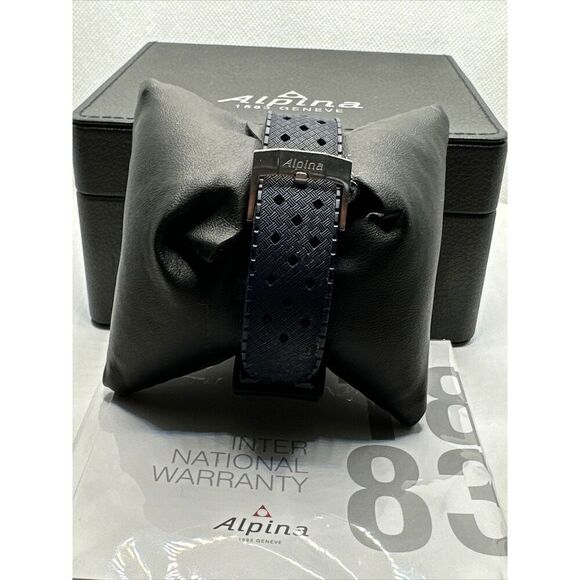 Alpina Seastrong Horological AL-282LNN4V6 Men Blue Rubber Analog Smartwatch YAY3 main image 11